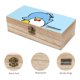 thumbnail image 3 of Caja Organizadora de Madera Rústica Tuxedo Sam Desmarcar, 3 of 6