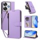 thumbnail image 2 of Funda con Billetera para [Xiaomi Poco F6] con Bolsillo Zipper y Tarjetero Morado claro, 2 of 6
