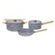 thumbnail image 1 of Batería De Cocina Stone 5 Piezas Para Inducción Hudson Gris STO01, 1 of 5