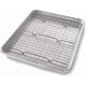 thumbnail image 1 of Juego de bandeja para hornear USA Pan 30×24 cm y rejilla antiadherente, 1 of 7