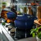 thumbnail image 3 of Horno holandés Overmont de hierro fundido esmaltado, 5,5 L, azul índigo, 3 of 7