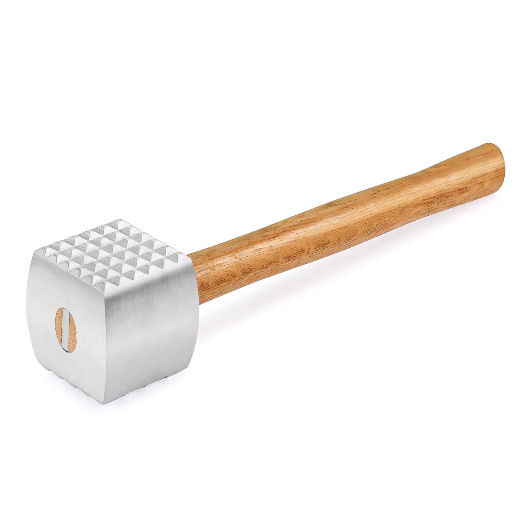 Xusx111 - Alimentación Mango De Madera Tenderizer/mallet/martillo De Carne De Aluminio, Martillo De Carne De Aflojamiento De Carne Del Restaurante Occidental De Casa