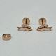 thumbnail image 1 of Aros abridores para bebé y niña modelo delfín, laminados en oro de 20k., 1 of 2