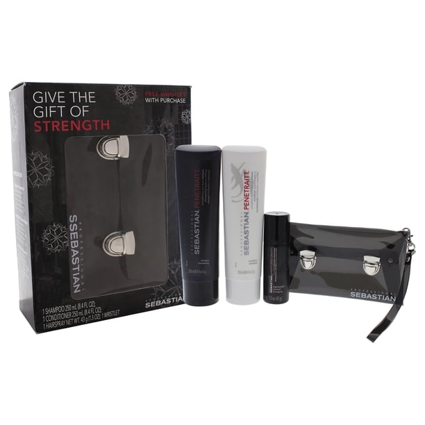 Kit De Fuerza Penetraitt De Para Unisex: Champú De 3 Piezas De 8.4 Oz, Acondicionador De 8.4 Oz, Laca Para El Cabello De 1.5 Oz