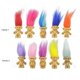 thumbnail image 2 of Mini Troll Dolls Yintlilocn PVC Vintage Trolls 16 unidades, 2 of 8
