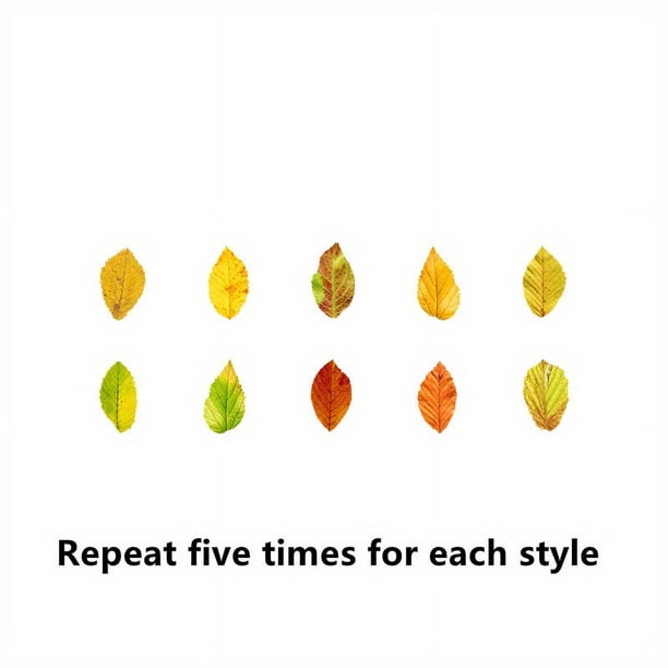 50pcs/Pack Fall Leaves Series Washi Tape - Perfect for DIY Scrapbooking, Masking & Decorative Stickers!