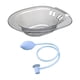 thumbnail image 1 of Baño de asiento para asiento de inodoro con descargador, bidé de lavabo de cadera de 2000ml para mujeres mayores, baño de cadera reutilizable para la gris con descargador, 1 of 5