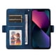 thumbnail image 5 of Carcasa FOXDOCK OPPO Reno 14F 5G de cuero PU, diseño acolchado clásico, protección contra caídas y rayones, 5 of 5