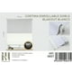 thumbnail image 1 of Cortina Enrollable Doble Blakout Blanco Jaspeado 200x200cm Iii Musas, 1 of 2