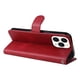 thumbnail image 2 of Funda Billetera para iPhone 14 Pro Max con Porta Tarjetas y Soporte Ajustable Rojo, 2 of 6