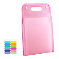 Ioensy - Carpeta De Archivos Expandible Portátil, Organizador De Papel Accesorio, Ligero, 36X24Cm, Color Rosa