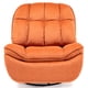 thumbnail image 4 of Bergere Reclinable, Giratorio Y Mecedor Millenium Orange, 4 of 6