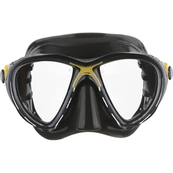 Máscara Cressi Big Eyes Evolution negro/amarilla para buceo