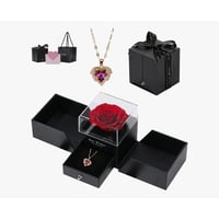 Riqui - Rosa Eterna Y Collar De Corazón