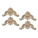 thumbnail image 4 of 4x Apliques De Madera Y Onlays Calcomanías Talladas Para Esquinas Para Espejo Armario 12cmx12cmx0.8cm, 4 of 5