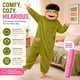 thumbnail image 4 of Pijama Sachie Mono de Monstruo Adulto Verde Divertido, 4 of 7