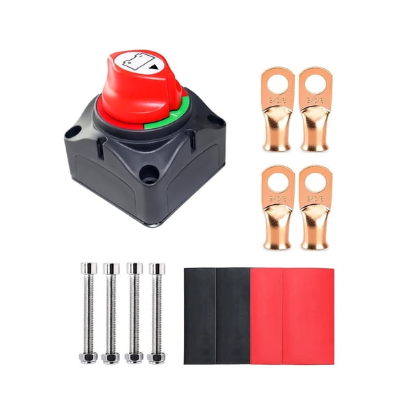 Interruptor de desconexión de batería Gioyonil 12-48 V On-Off 275 A