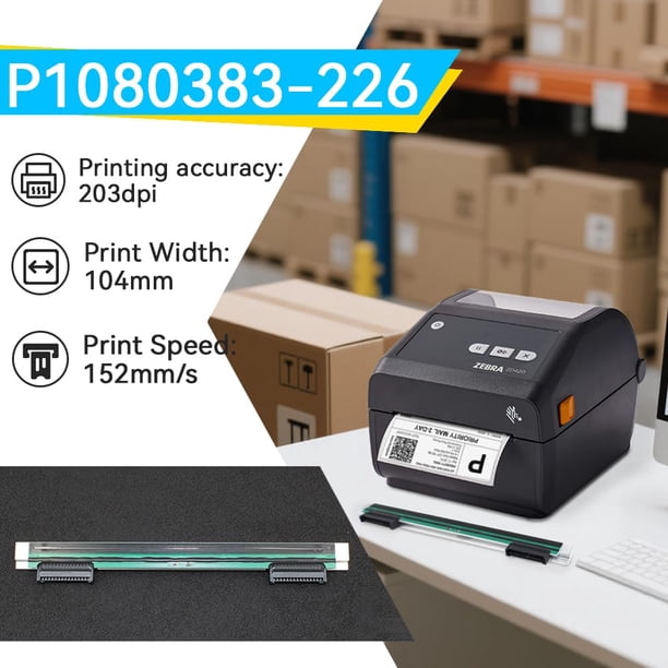 Cabezal de impresión P1080383-226 para Zebra ZD420 ZD620 | Lider