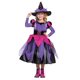 thumbnail image 1 of Disfraz de bruja rosa y morado para niña, para Halloween, tamaño mediano, 1 of 2