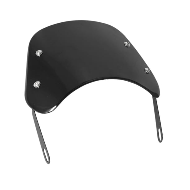 Accesorios de modificación de la motocicleta del escudo de viento de la motocicleta con cajas frontales livianas para los scooters E , Negro