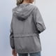 thumbnail image 3 of Chaqueta cortavientos impermeable para mujer Chaqueta cortavientos ligera con capucha para exteriores, 3 of 5