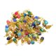 thumbnail image 5 of 50 Uds. De Colgantes De Cristal Facetados Coloridos Con Tapa De Flor De Filigrana, 5 of 5