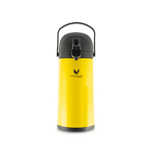 Thermos - Termo Sifón Acero Inoxidable De Vidrio 1,9 Lt Amarillo