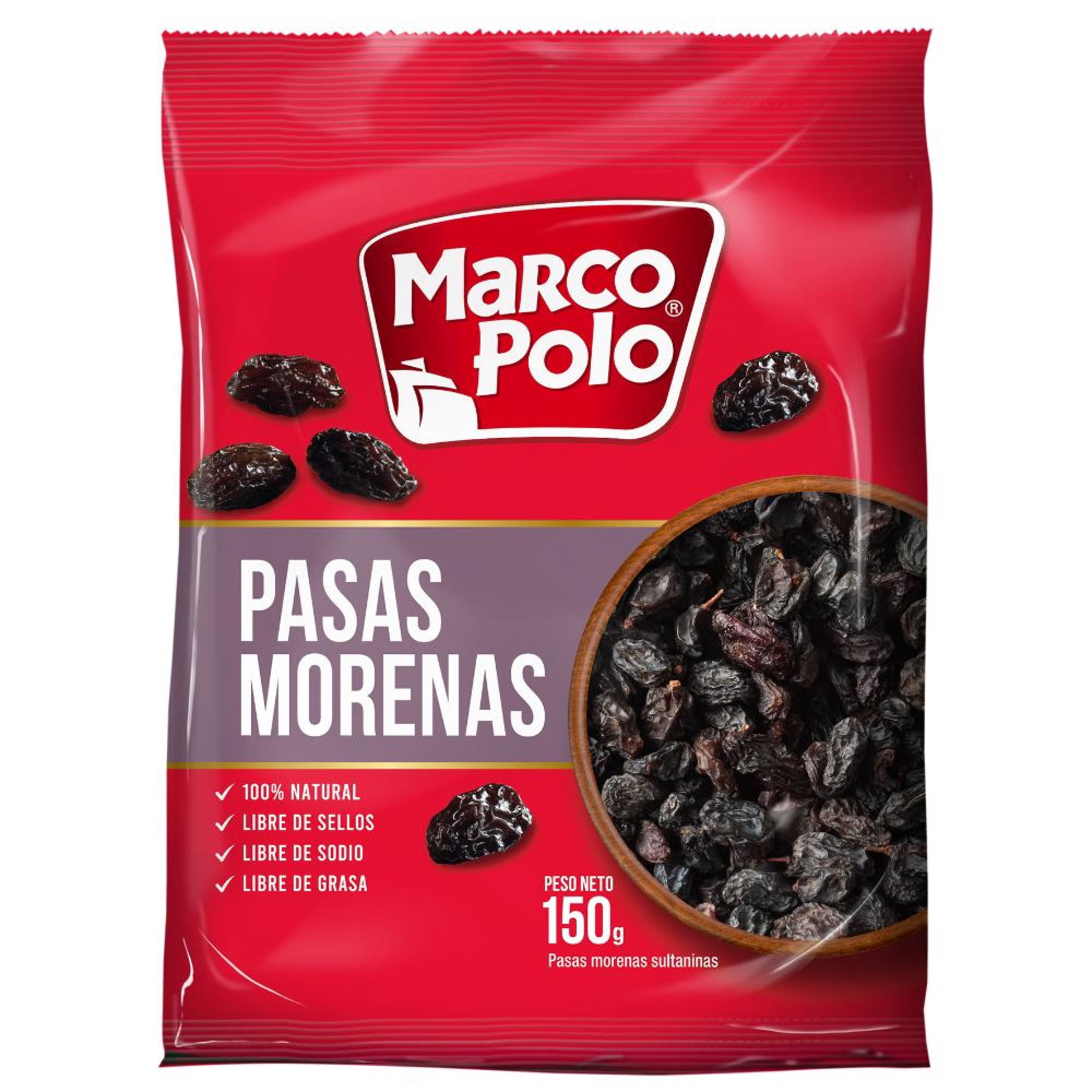 Pasas Morenas 150 g Marco Polo