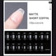 thumbnail image 3 of 120 Pcs,Clear Nail Tips,Full Cover Fake Nail Tips With Box,Acrylic Matte False Nail Tips For Nail Salons Home DIY, 3 of 3