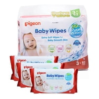 Pigeon - Toallitas Húmedas 99% Agua Pura3 X 82 Hojas