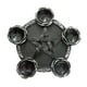 thumbnail image 1 of Soporte De Exhibición De Bola De Cristal De Resina, Adorno De Pentáculo, Candelabro Para Dormitorio, Borde Plateado, 1 of 3