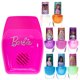 thumbnail image 1 of Set de esmaltes de uñas Townley Girl Barbie con secador de uñas para niños, 1 of 9