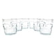 thumbnail image 2 of Set vasos whisky vidrio 8x8x9cm calavera 310ml, 2 of 3