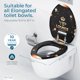 thumbnail image 4 of Asiento de Inodoro Sanilo Alargado 43‑47 cm Cierre Suave, 4 of 8