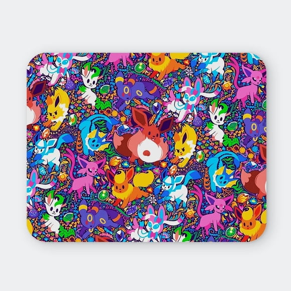 Mousepad 20x24 Cm - Diseño Eeveelutions Garden Pattern