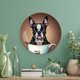 thumbnail image 5 of Boston Terrier Plato decorativo de porcelana fina (bone china), plato decorativo de cerámica para hogar, oficina, soporte de pared, platos decorativos para dormitorio - 6 pulgadas (15 cm), 5 of 6