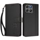 thumbnail image 3 of Funda Cartera Trébol para Motorola Moto G67 Power 5G con Ranuras Tarjetas y Carga Inalámbrica Negro, 3 of 6