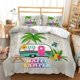 thumbnail image 1 of Picnic Tourism Vacation Quilt Duvet Cover Set Doona Cover Soft Bedroom Decor3-Piece Bedding Set, 1 of 5