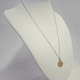 thumbnail image 3 of Collar medalla virgen, oro amarillo italiano 18k, 3 of 3