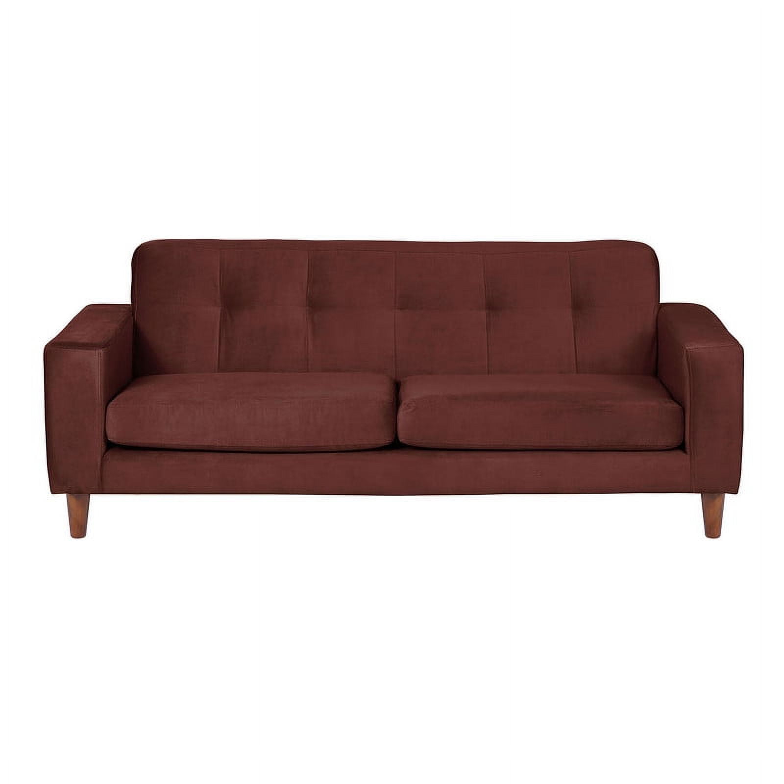 Latam Home - Sofa Salerno 3c Tela Velvet Chocolate