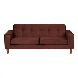 Latam Home - Sofa Salerno 3C Tela Velvet Chocolate