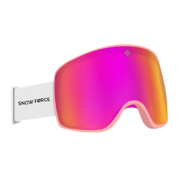 Antiparras Magnéticas Ski & Snowboard North Pole / Fucsia - Rosa - Blanco