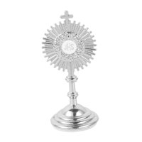 Bothyi - Colección Crucifijo De Pie Escultura Con Soporte Para Mesa Hogar Salón Argent L