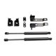 thumbnail image 2 of 2x Piezas De Repuesto Del Puntal Del Capó Delantero Para Nissan Navara 2004-2018 Negro Resistente, 2 of 5