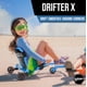 thumbnail image 2 of Ride on Toy EzyRoller Drifter-X para niños mayores de 6 años y hasta 68 kg, color azul, 2 of 7