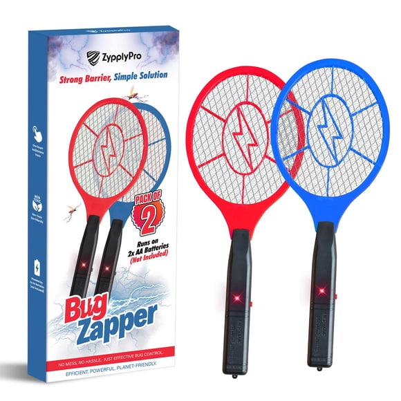 Matamoscas Eléctrico ZypplyPro® 3000V Rejilla Eléctrica Paquete de 2