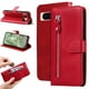 thumbnail image 5 of Funda con Cremallera para Google Pixel 8A, Carcasa Cartera de Cuero PU con Soporte y Tarjetero, 5 of 6
