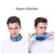 thumbnail image 5 of Pañuelo tubular multifuncional, paquete de 4 pañuelos para el cuello para hombres y mujeres, pañuelo elástico con lazo de protección solar, de secado rápido, transpirable para motocicleta, senderismo,, 5 of 6