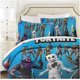 thumbnail image 2 of Juego de funda nórdica de 3 piezas de Fortnite para niños, con estampado 3D de Battle Royale, con cremallera, tamaño individual (172 x 218 cm) (Fort_nite-2), 2 of 3
