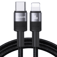 Usams - Cable Usb Tipo C Para Lightning Compatible Iphone 11 12 13 14 30W 1,2M Sj729
